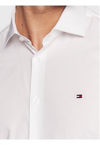 TOMMY HILFIGER - Tommy Hilfiger Koszula MW0MW25040 Biały Slim Fit. Kolor: biały. Materiał: bawełna