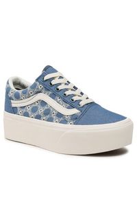 Vans Tenisówki Old Skool Stac VN0A7Q5MBLU1 Niebieski. Kolor: niebieski. Materiał: materiał #5