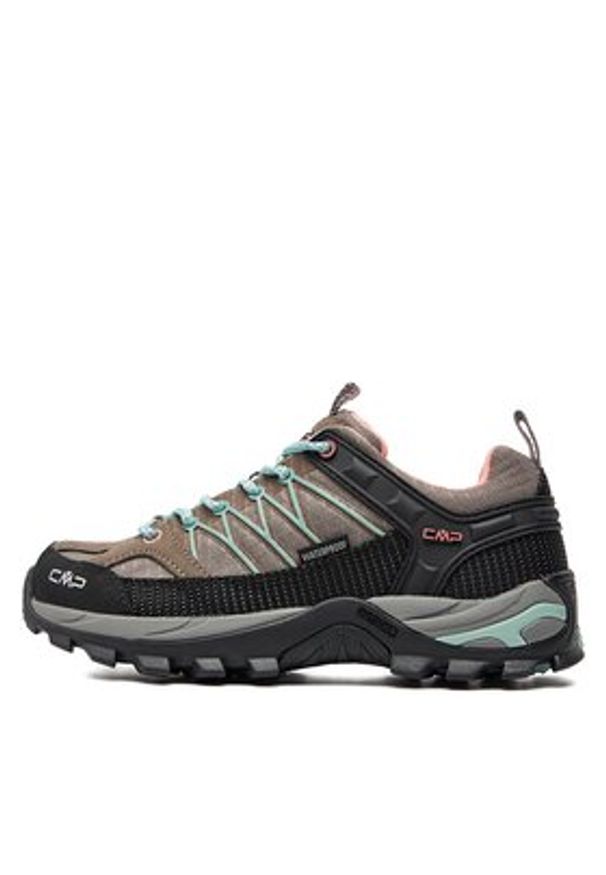 CMP Trekkingi Rigel Low Wmn Trekking Shoes Wp 3Q54456 Brązowy. Kolor: brązowy. Materiał: materiał