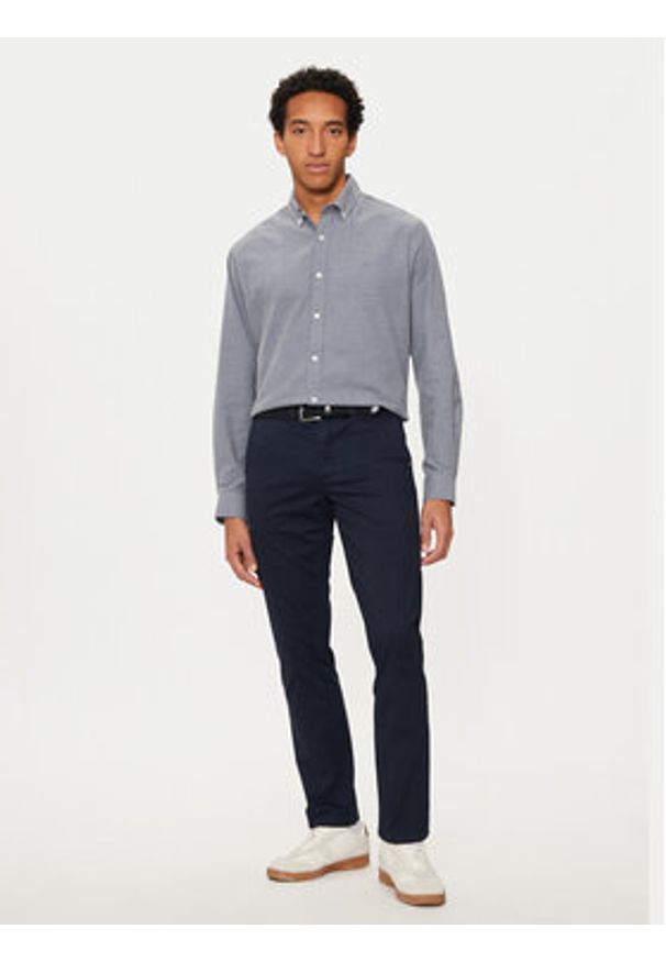 INDICODE Koszula Darian 25-354 Niebieski Regular Fit. Kolor: niebieski. Materiał: bawełna