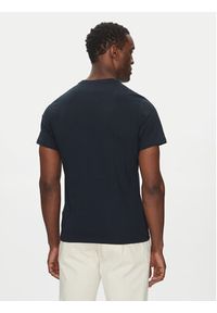 Barbour T-Shirt Essential Sports MTS0331NY91 Granatowy Tailored Fit. Kolor: niebieski. Materiał: bawełna