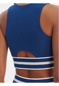 Emporio Armani Underwear Top EW002960 AF19023 UB078 Granatowy Slim Fit. Kolor: niebieski. Materiał: bawełna #5