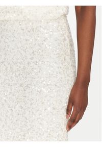 ViCOLO Spódnica midi TS0397 Biały Regular Fit. Kolor: biały. Materiał: syntetyk #5