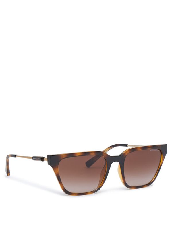Armani Exchange Okulary przeciwsłoneczne 0AX4158S 821313 Brązowy. Kolor: brązowy