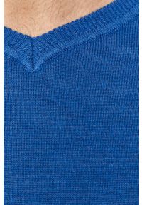 medicine - Medicine - Sweter Basic. Okazja: na co dzień. Kolor: niebieski. Materiał: bawełna, dzianina. Długość rękawa: długi rękaw. Długość: długie. Wzór: gładki. Styl: casual #4