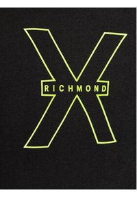 Richmond X T-Shirt Rached UMP24031TS Czarny Regular Fit. Kolor: czarny. Materiał: bawełna #8