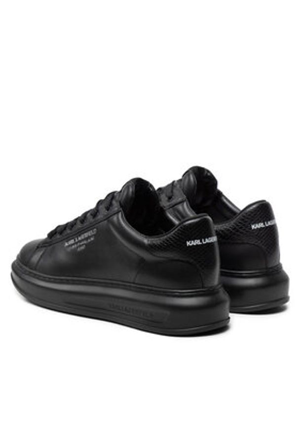 Karl Lagerfeld - KARL LAGERFELD Sneakersy KL52584 Czarny. Kolor: czarny. Materiał: skóra