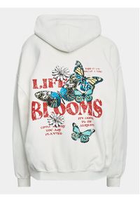 BDG Urban Outfitters Bluza Life Bloom Hoodie 77098713 Écru Oversize. Materiał: bawełna #2