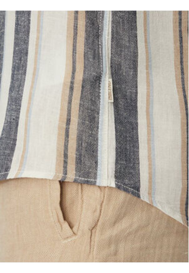 Blend Koszula 20717864 Kolorowy Regular Fit. Materiał: len, wiskoza. Wzór: kolorowy