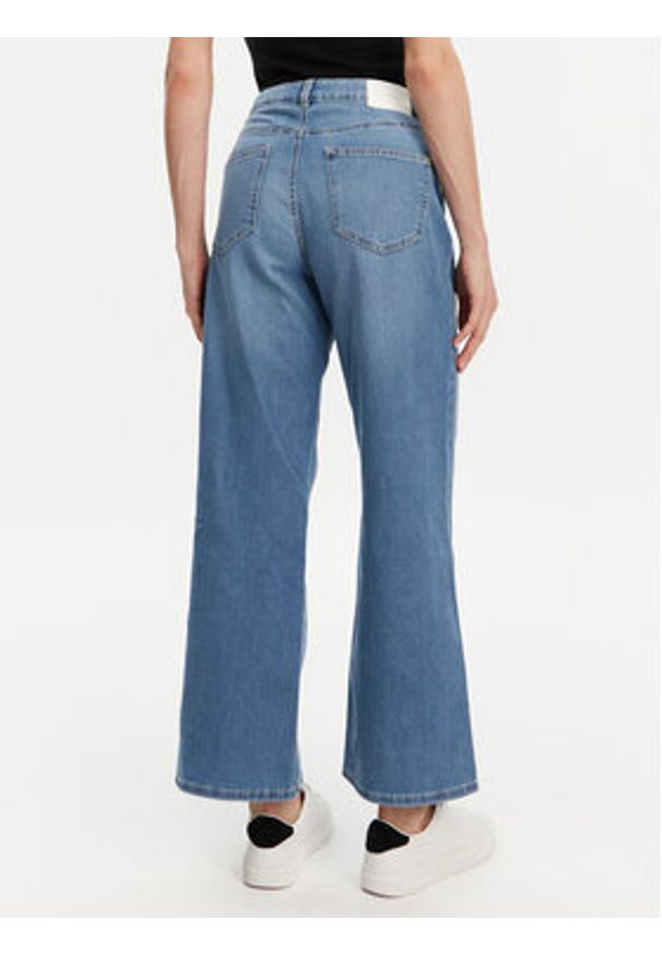 Tom Tailor Jeansy 1043509 Niebieski Wide Leg. Kolor: niebieski