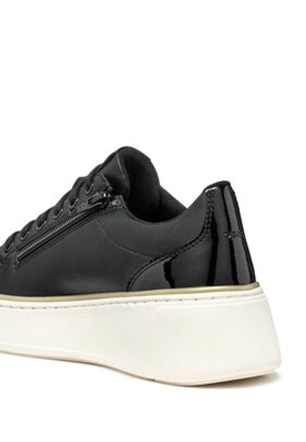 Geox Sneakersy D Sunnetty D55YHA 05402 C9999 Czarny. Kolor: czarny. Materiał: skóra