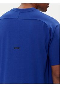 Adidas - adidas T-Shirt Z.N.E. IR5232 Granatowy Loose Fit. Kolor: niebieski. Materiał: bawełna, syntetyk