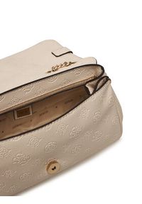 Guess Torebka Ella Logo HWPD97 46210 Beżowy jasny. Kolor: beżowy. Materiał: skórzane #2
