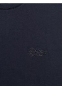 Big-Star - Koszulka męska z nadrukiem na piersi granatowa Serer 403. Kolor: niebieski. Materiał: bawełna. Wzór: nadruk #2