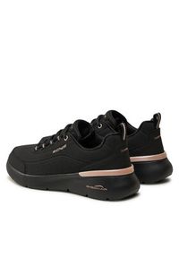 skechers - Skechers Sneakersy 150373/BKRG Czarny. Kolor: czarny. Materiał: skóra