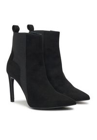 Baldowski Botki D04901-1451-001 Czarny. Kolor: czarny. Materiał: zamsz, skóra #2