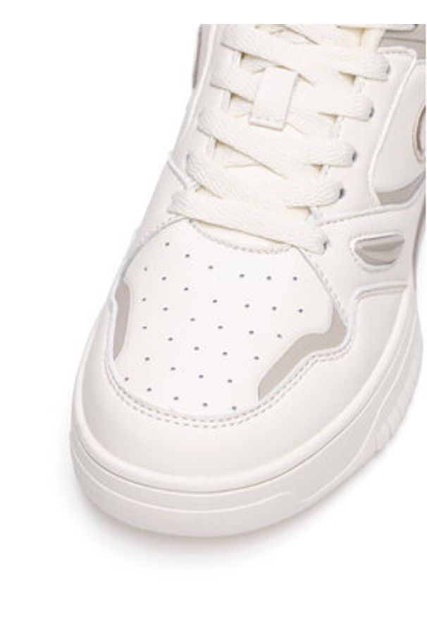 Champion Sneakersy 3 POINT LOW TECH S11699-WW015 Écru. Materiał: skóra