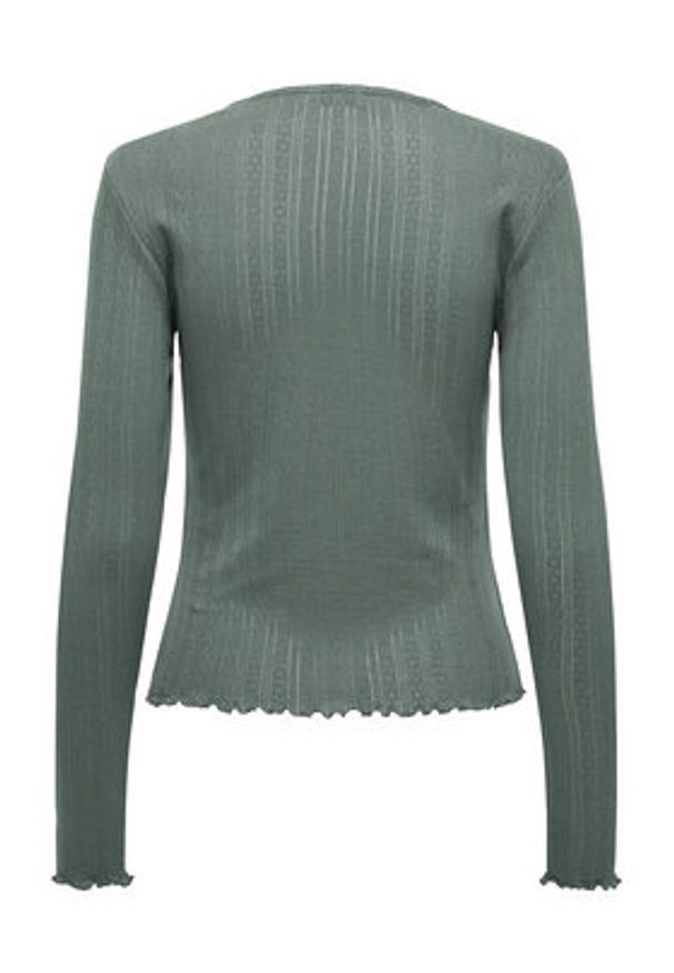 only - ONLY Bluzka Carlotta 15291987 Zielony Regular Fit. Kolor: zielony. Materiał: bawełna