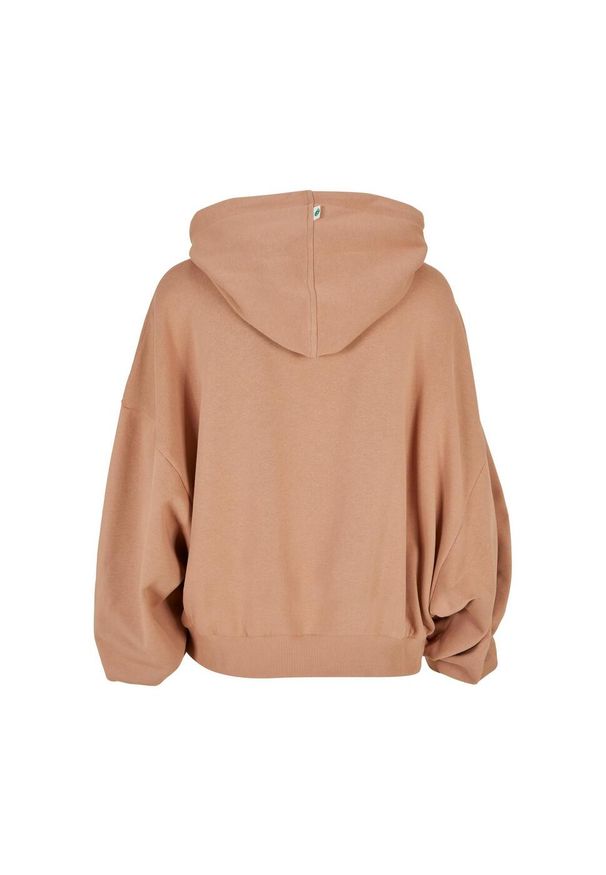 Urban Classics - Damska Bluza Z Frotte Organic Oversized Hoodie. Kolor: pomarańczowy, wielokolorowy, żółty