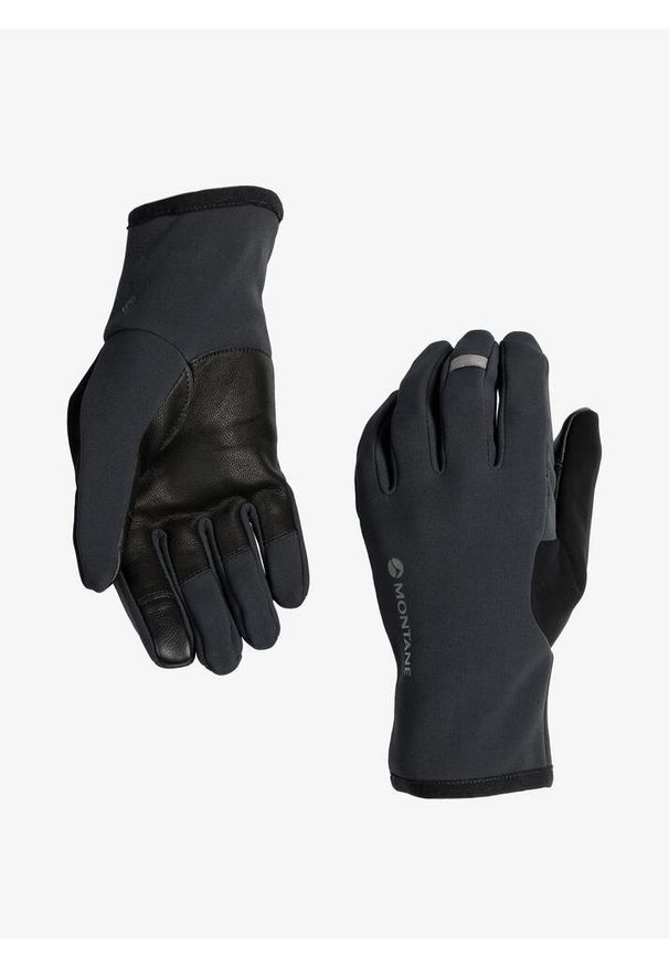 Rękawiczki damskie Montane Windjammer Lite Glove. Kolor: czarny. Sport: turystyka piesza