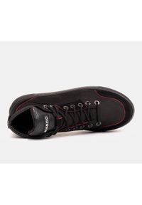 Marco Shoes Lekkie botki sportowe z naturalnego nubuku wysokiej jakości czarne. Kolor: czarny. Materiał: nubuk. Styl: sportowy #5