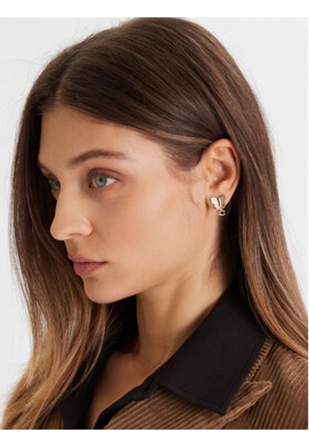 Coach Kolczyki 37527588 Złoty. Materiał: metalowe. Kolor: złoty