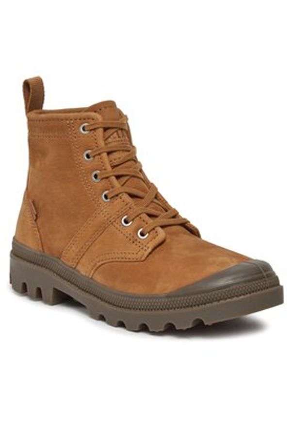 Palladium Trapery Pallabrousse Hi Wp 77983-257-M Brązowy. Kolor: brązowy. Materiał: skóra