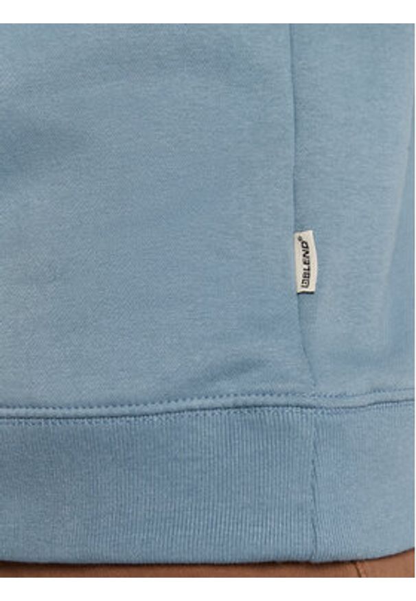 Blend Bluza Downton 20712522 Niebieski Regular Fit. Kolor: niebieski. Materiał: syntetyk, bawełna