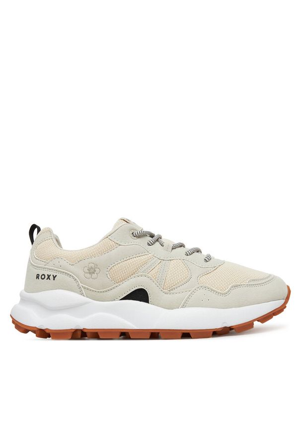 Sneakersy Roxy. Kolor: beżowy