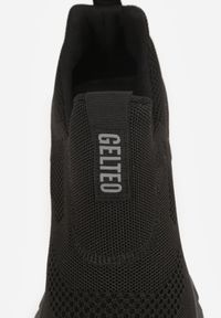 Born2be - Czarne Buty Sportowe Sneakersy Ozdobione Napisem Gallego. Okazja: na co dzień. Kolor: czarny. Wzór: aplikacja, napisy #6