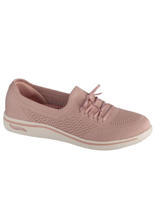 skechers - Buty sportowe Sneakersy damskie, On-The-GO Arch Fit Uplift - Florence. Kolor: różowy. Model: Skechers Sport. Sport: turystyka piesza