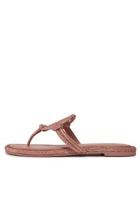 Tory Burch Japonki Miller Knotted Pave 152177 Różowy. Kolor: różowy. Materiał: skóra #6