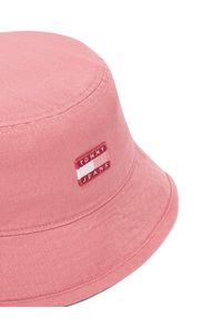 TOMMY HILFIGER - Tommy Hilfiger Kapelusz Heritage Bucket AW0AW17581 Różowy. Kolor: różowy. Materiał: bawełna, materiał