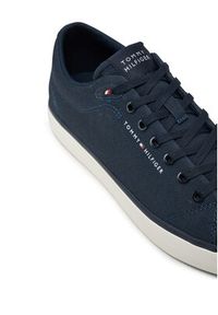 TOMMY HILFIGER - Tommy Hilfiger Tenisówki Hi Vulc Low Core Canvas FM0FM05396 Granatowy. Kolor: niebieski. Materiał: materiał