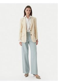 Hugo - HUGO Marynarka Anetali 50560000 Beżowy Oversize. Kolor: beżowy. Materiał: syntetyk #5