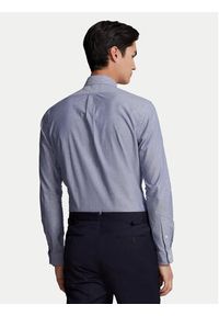Polo Ralph Lauren Koszula 710829480010 Niebieski Custom Fit. Typ kołnierza: polo. Kolor: niebieski. Materiał: bawełna #4
