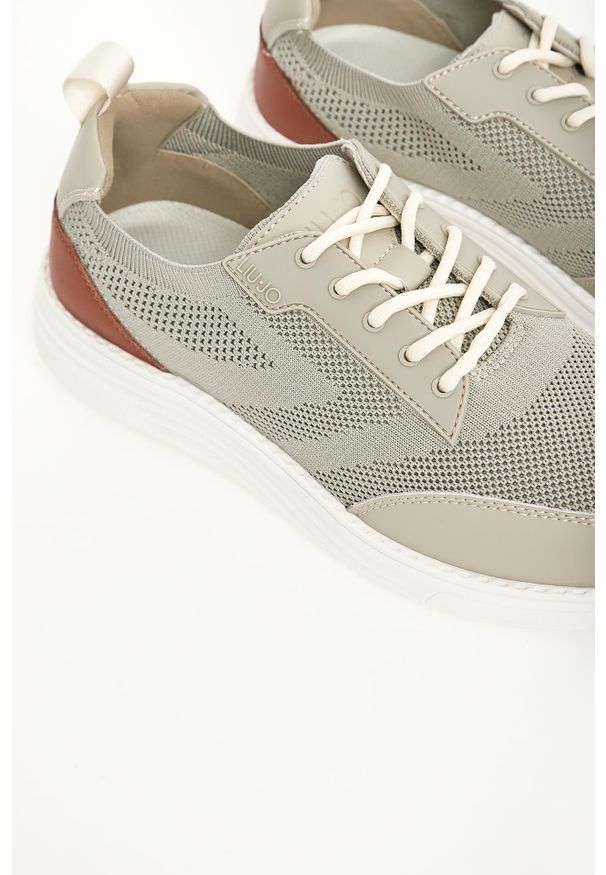 Liu Jo - Sneakersy męskie skórzane LIU JO. Materiał: skóra