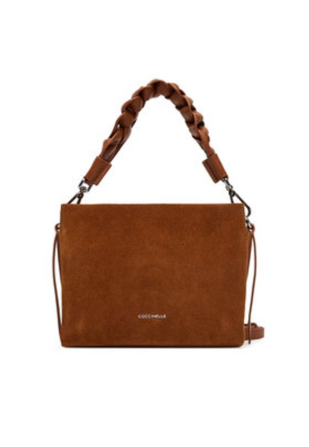 Coccinelle Torebka P6P Boheme Suede Bimaterial E1 P6P 58 01 01 Brązowy. Kolor: brązowy. Materiał: skórzane, zamszowe