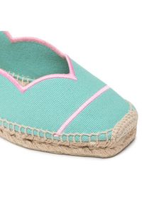 Castañer Espadryle Petra/080 022656-406 Zielony. Kolor: zielony. Materiał: materiał #2