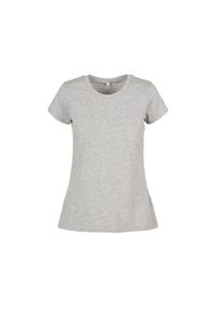 BUILD YOUR BRAND - Koszulka Damska/kobieca Basic Heather. Kolor: szary