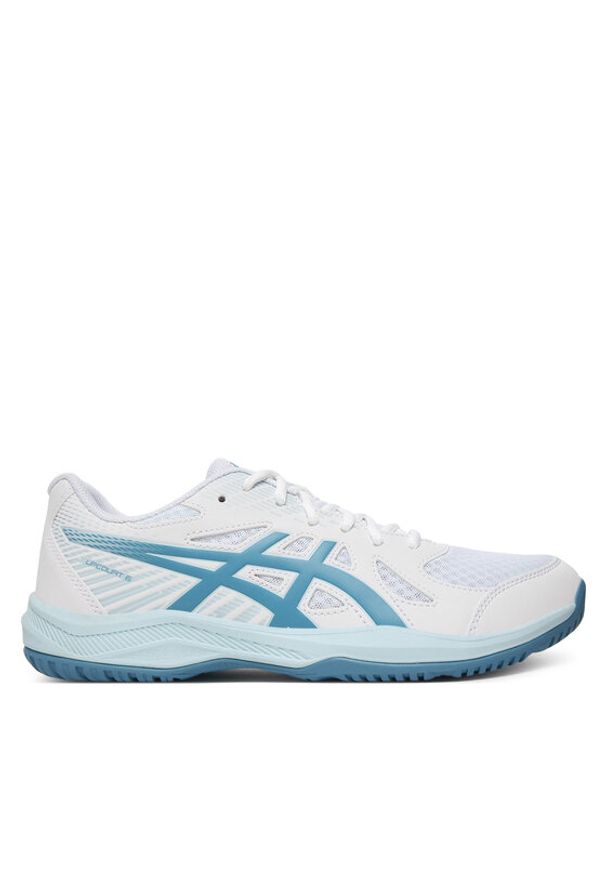 Asics Buty halowe Upcourt 6 1071A104 Biały. Kolor: biały. Materiał: skóra