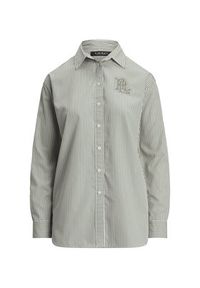 Lauren Ralph Lauren - LAUREN RALPH LAUREN Koszula 200963670001 Zielony Relaxed Fit. Kolor: zielony. Materiał: bawełna #4