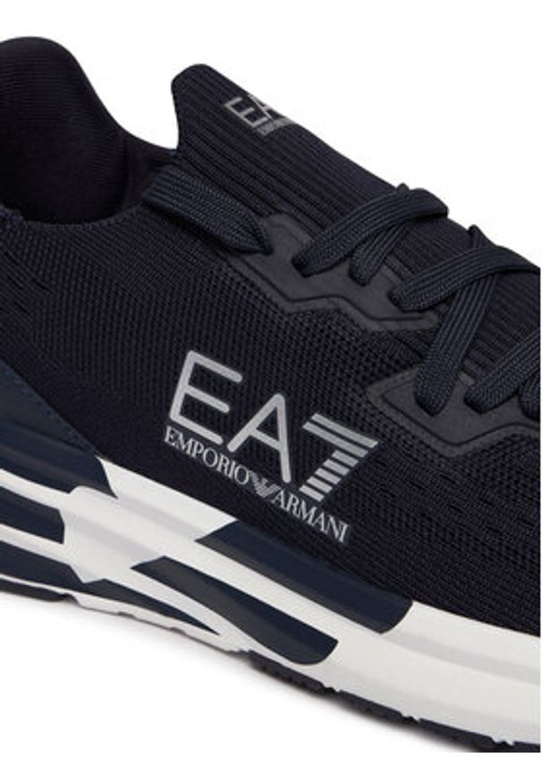 EA7 Emporio Armani Sneakersy 7X000652 AF18639 MB302 Czarny. Kolor: czarny. Materiał: materiał