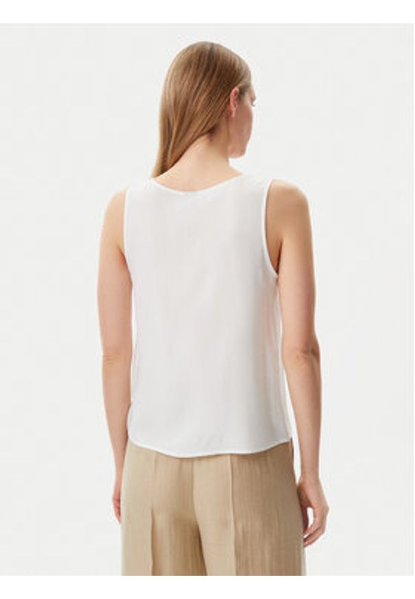 Vero Moda Top Bumpy 10325830 Biały Standard Fit. Kolor: biały. Materiał: wiskoza