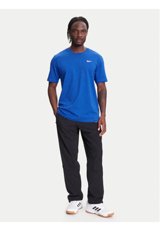 Adidas - adidas T-Shirt Pennant Trim Graphic JL9227 Niebieski Regular Fit. Kolor: niebieski. Materiał: bawełna