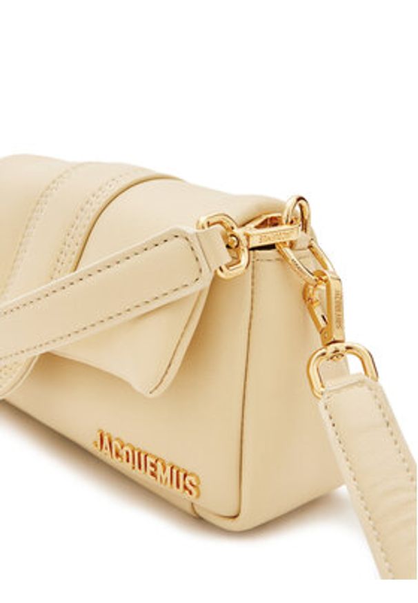JACQUEMUS Torebka Le Petit Bambimou 233BA335-3073 Écru. Kolor: kremowy. Materiał: skórzane