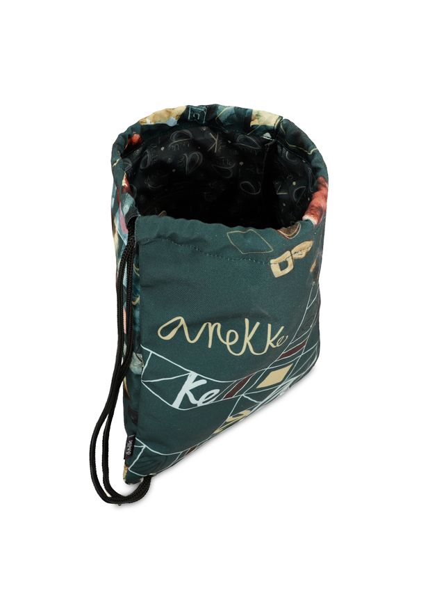 Worek damski Anekke, plecak we wzorki bogato zdobiony, kolorowy, 41484-002. Kolor: zielony. Wzór: kolorowy, aplikacja. Materiał: zdobione. Styl: elegancki, casual