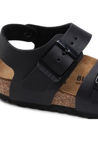 Birkenstock Sandały New York Kids Bs 187603 Czarny. Kolor: czarny. Materiał: skóra