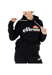 Bluza Ellesse Torices Hoodie SGS03244011 - czarna. Okazja: na co dzień. Typ kołnierza: kaptur. Kolor: czarny. Materiał: poliester, bawełna. Styl: sportowy, casual, klasyczny