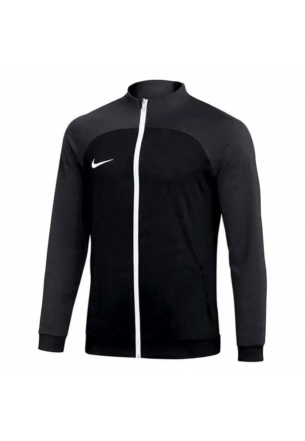 Nike - Męska Kurtka Dresowa Academy Pro DriFIT. Kolor: czarny. Materiał: dresówka. Sport: turystyka piesza